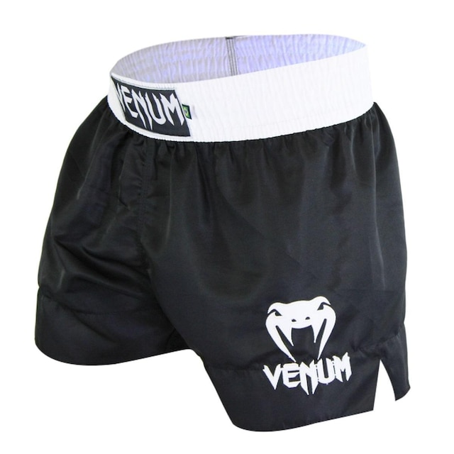 Short Muay Thai Venum Classic - Preto